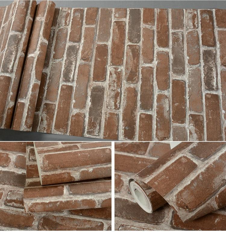 Skorter | Carter Rustic Brick Wallpaper Roll