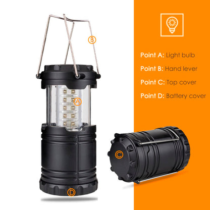 Skørter | 2 Pack: Portable Battery-Powered Waterproof LED Emergency Lights