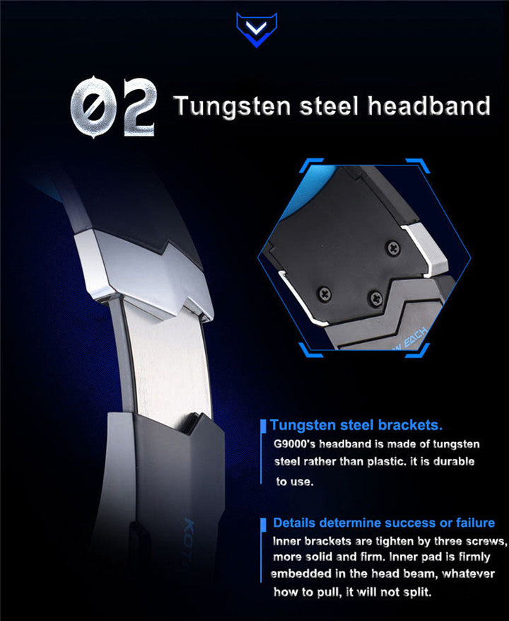 Skorter | Dragon G9300 LED-spelheadset med mikrofon