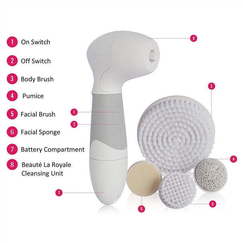 Skorter | 4-in-1 Portable Multi-functional Facial Brush Cleaner Blackhead Remover