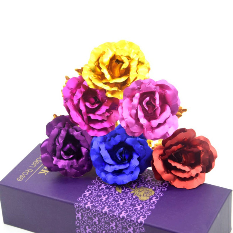 Skorter | 24k gold-plated rose | Including certificate and luxurious gift box