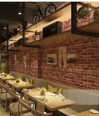 Skorter | Carter Rustic Brick Wallpaper Roll