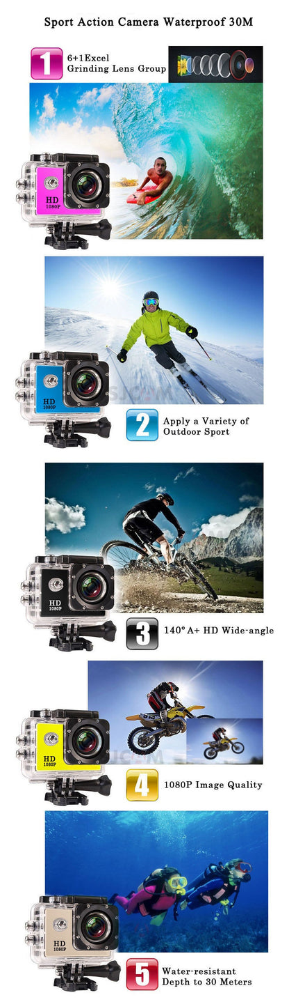 Skorter | Water proof Mini Camera Full HD 1080P