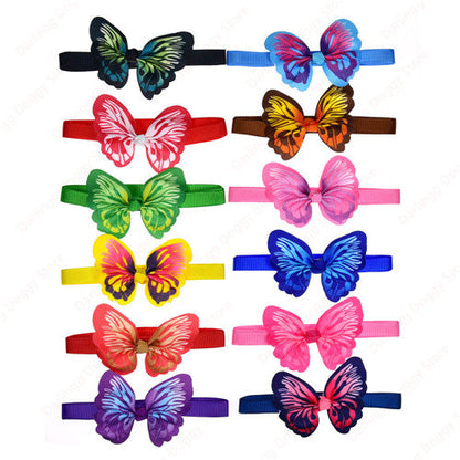 Skorter | 100 Piece: Adjustable Pet Butterfly Bow Tie Collars