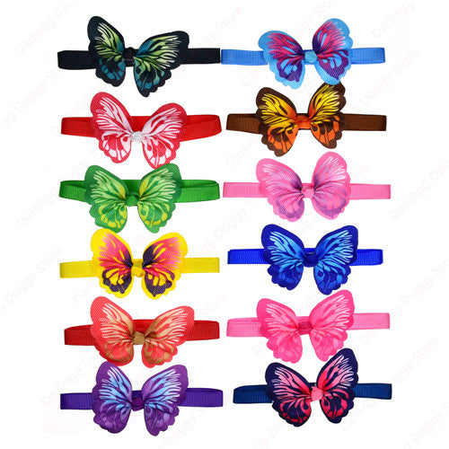Skorter | 100 Piece: Adjustable Pet Butterfly Bow Tie Collars