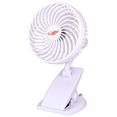 Skørter | Mini Mute Clamp Fan Rechargeable Silent 4 Blades Stroller Fans Portable Air Cooling 3 Speeds Desktop USB Fan with USB Output