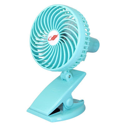 Skørter | Mini Mute Clamp Fan Rechargeable Silent 4 Blades Stroller Fans Portable Air Cooling 3 Speeds Desktop USB Fan with USB Output