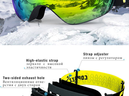Skorter | Anti-Fog Ski Goggles Double Layers UV400