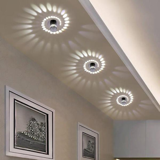 Skorter | Elegant & Unique Spiral Aesthetic Ceiling Lamp | SpiralGlow