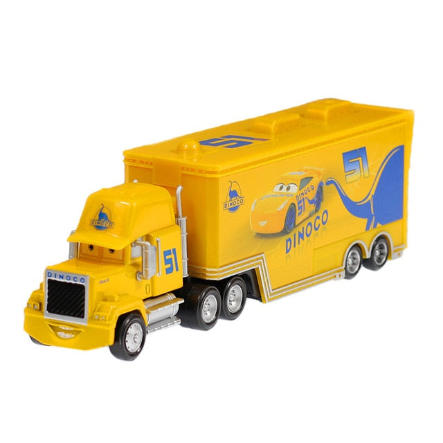 Skorter | 1:55 Diecast Cars 2 3 Lightning McQueen Mack Uncle Truck Jackson Storm Cruz
