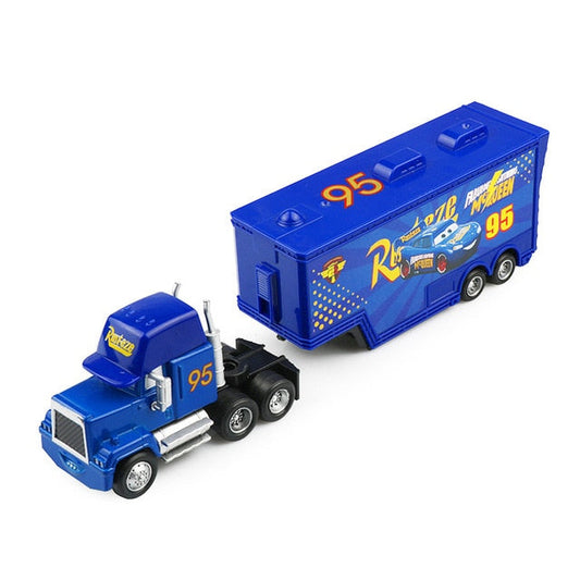 Skorter | 1:55 Diecast Cars 2 3 Lightning McQueen Mack Uncle Truck Jackson Storm Cruz