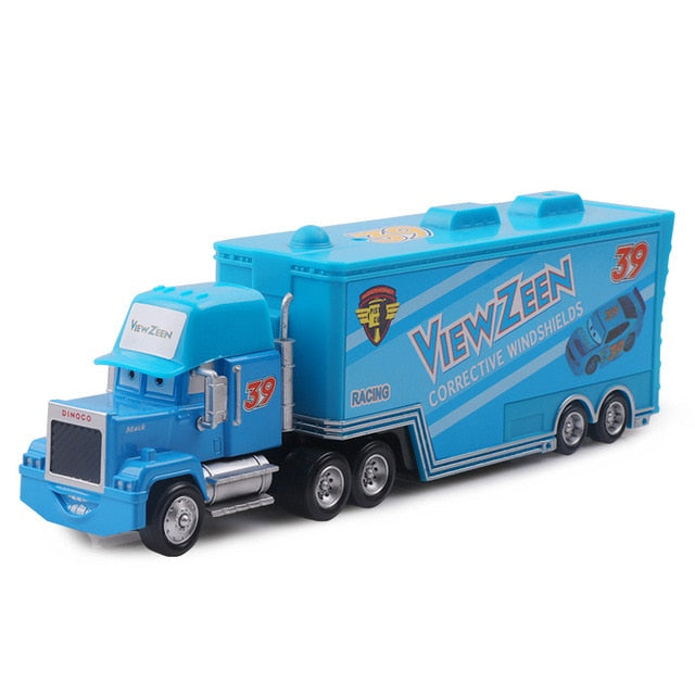 Skorter | 1:55 Diecast Cars 2 3 Lightning McQueen Mack Uncle Truck Jackson Storm Cruz