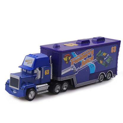 Skorter | 1:55 Diecast Cars 2 3 Lightning McQueen Mack Uncle Truck Jackson Storm Cruz