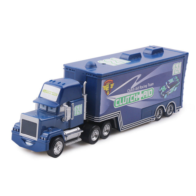 Skorter | 1:55 Diecast Cars 2 3 Lightning McQueen Mack Uncle Truck Jackson Storm Cruz
