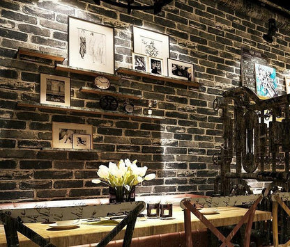 Skorter | Carter Rustic Brick Wallpaper Roll