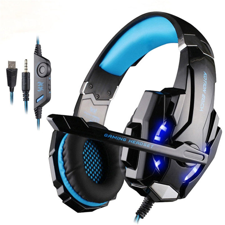 Skorter | Dragon G9300 LED-spelheadset med mikrofon