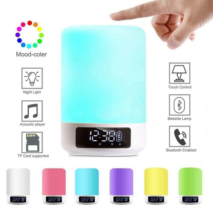 Skorter | Control Colorful LED Heavy Bass Wireless Bluetooth Speaker
