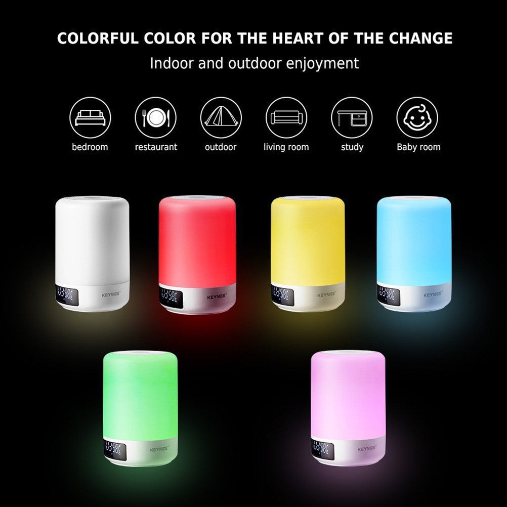 Skorter | Control Colorful LED Heavy Bass Wireless Bluetooth Speaker