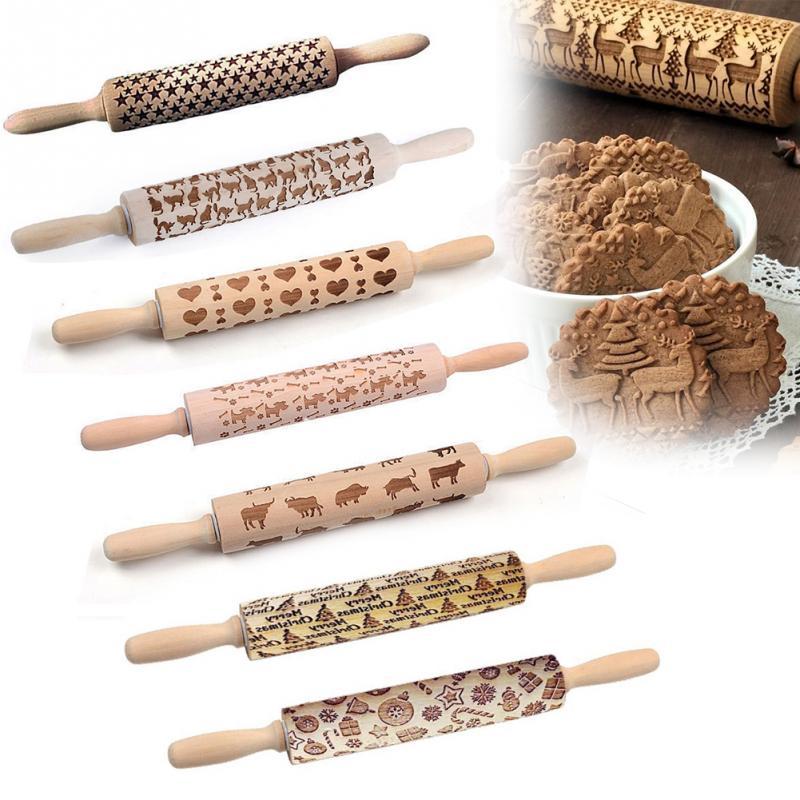 Skorter | Engraved rolling pin for creative patterns