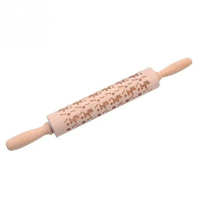 Skorter | Engraved rolling pin for creative patterns