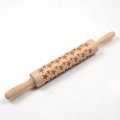 Skorter | Engraved rolling pin for creative patterns