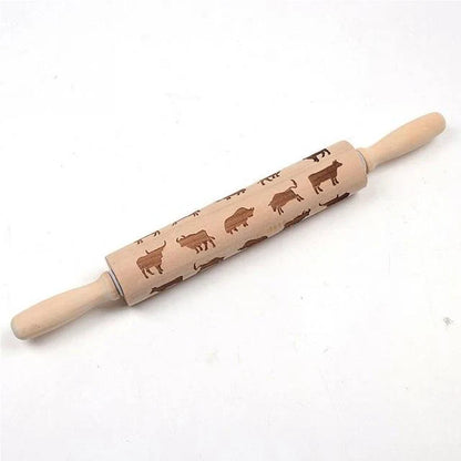 Skorter | Engraved rolling pin for creative patterns