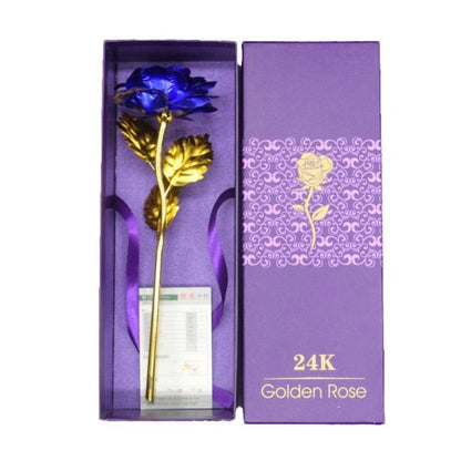 Skorter | 24k gold-plated rose | Including certificate and luxurious gift box