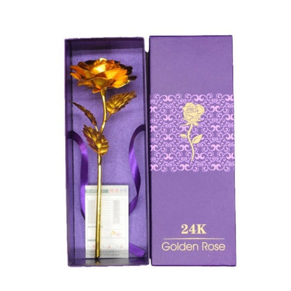 Skorter | 24k gold-plated rose | Including certificate and luxurious gift box
