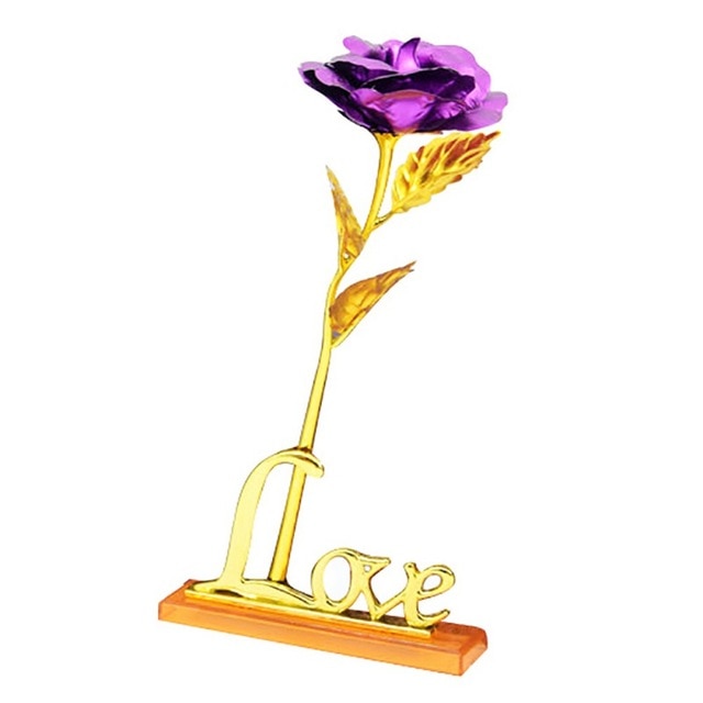 Skorter | 24k gold-plated rose | Including certificate and luxurious gift box