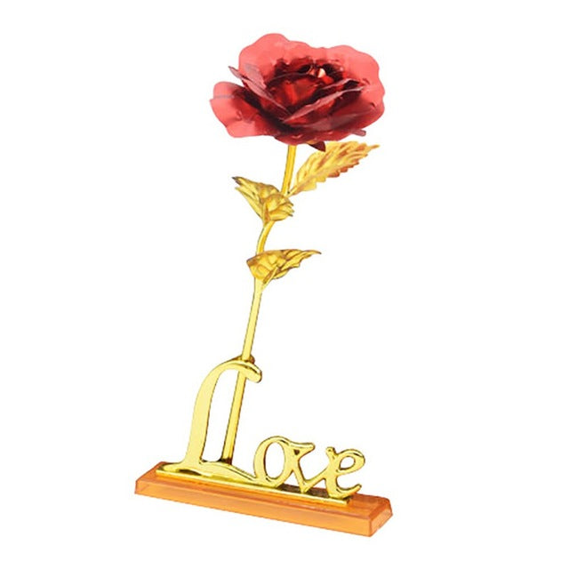 Skorter | 24k gold-plated rose | Including certificate and luxurious gift box