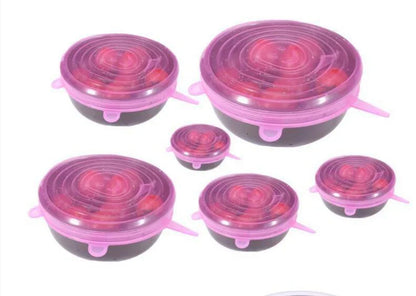Skorter | 6-piece Set Flexible Silicone Lid