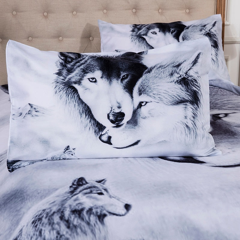 Skorter | Animal Couple Bedding Sets Duvet and Pillow Shams