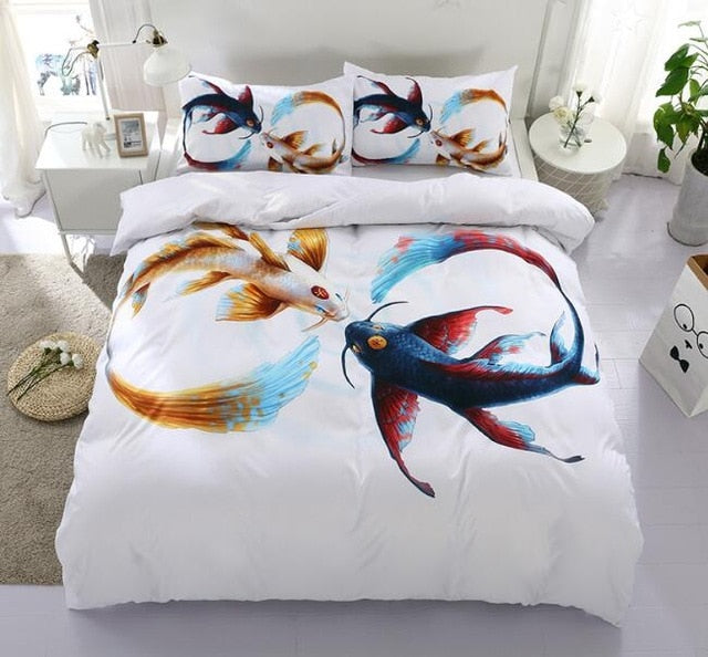 Skorter | Animal Couple Bedding Sets Duvet and Pillow Shams