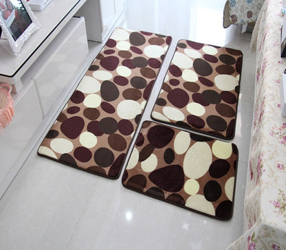 Skorter | 3 PC Soft Non-Slip Bath Mat Set