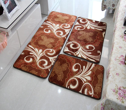 Skorter | 3 PC Soft Non-Slip Bath Mat Set