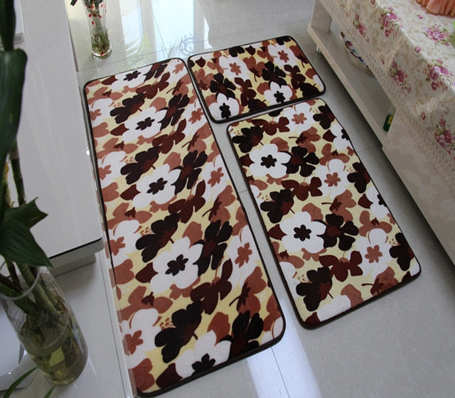 Skorter | 3 PC Soft Non-Slip Bath Mat Set