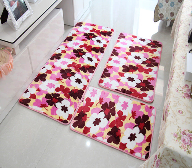 Skorter | 3 PC Soft Non-Slip Bath Mat Set