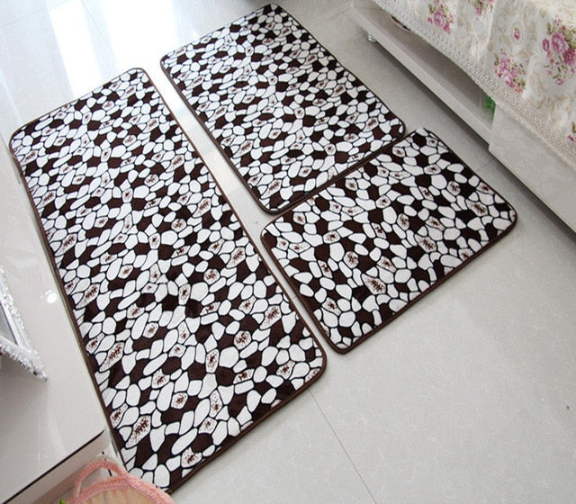 Skorter | 3 PC Soft Non-Slip Bath Mat Set