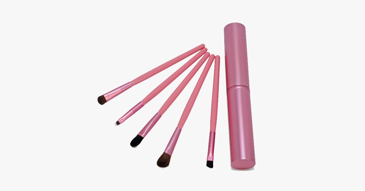Skorter | 5-piece professional eyeshadow brush set, perfect for blending eyeshadow - soft bristles provide you with professional results!