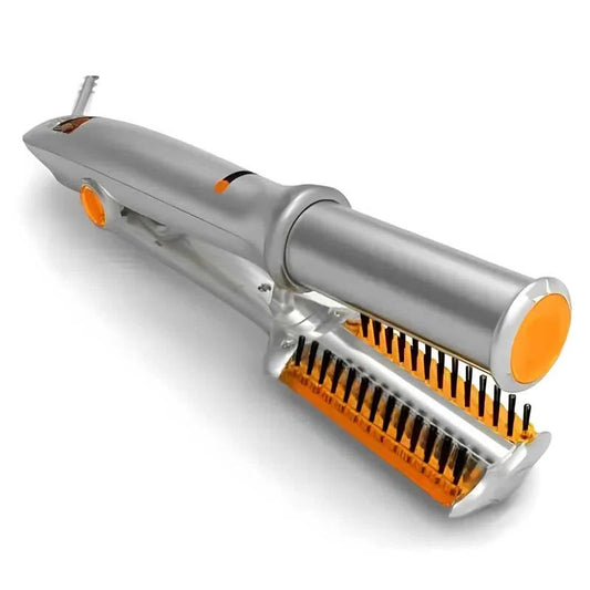 Professional 2 in 1 Rotating Iron Hair Brush - SKØRTER