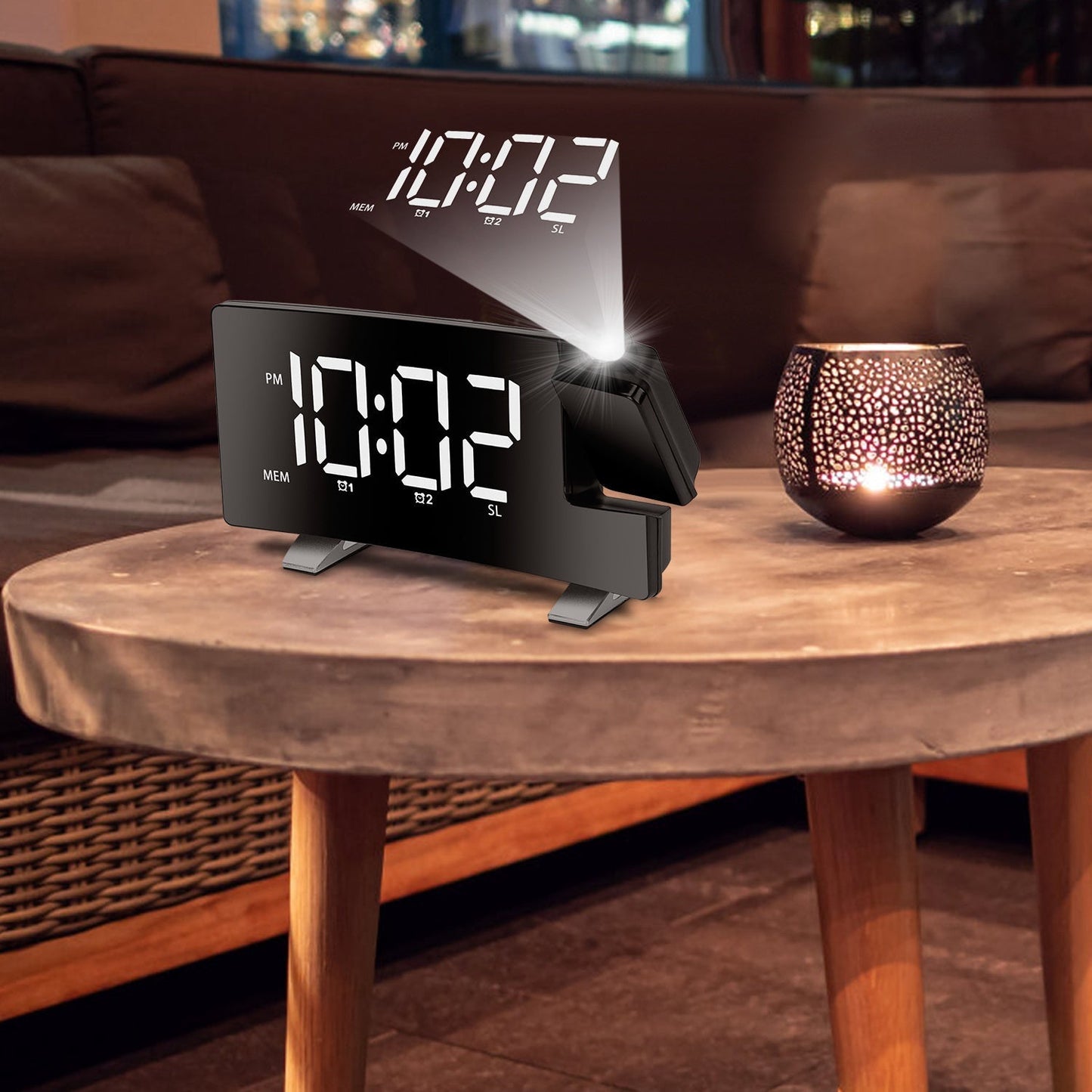 Skorter | Projector Alarm Clock with Radio