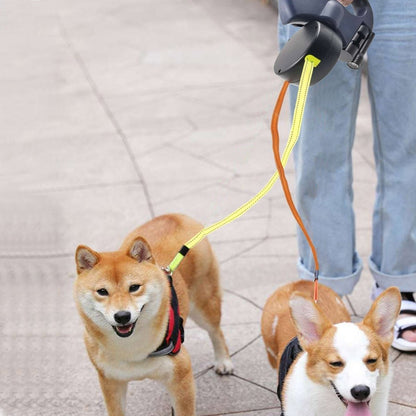 Skorter | PROPET DUO – Dual Retractable Dog Leash with LED Flashlight