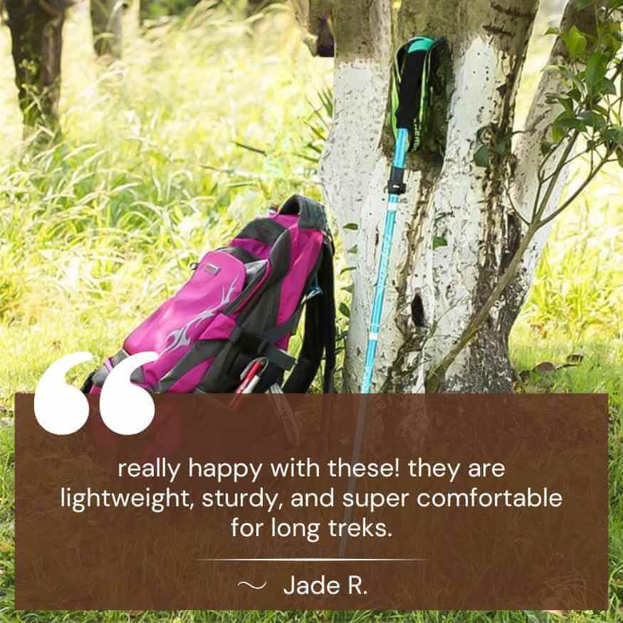 Skorter | Ergonomic Trekking Poles | Ultra-Light, Adjustable & Anti-Slip Grips for Hiking, Trekking & Backpacking Adventures