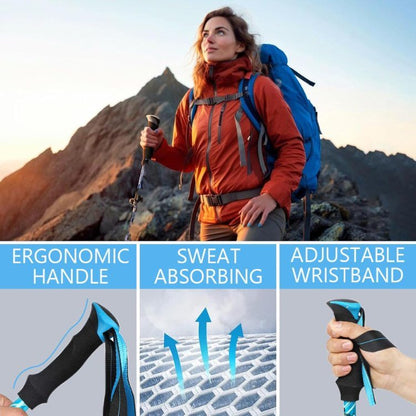 Skorter | Ergonomic Trekking Poles | Ultra-Light, Adjustable & Anti-Slip Grips for Hiking, Trekking & Backpacking Adventures