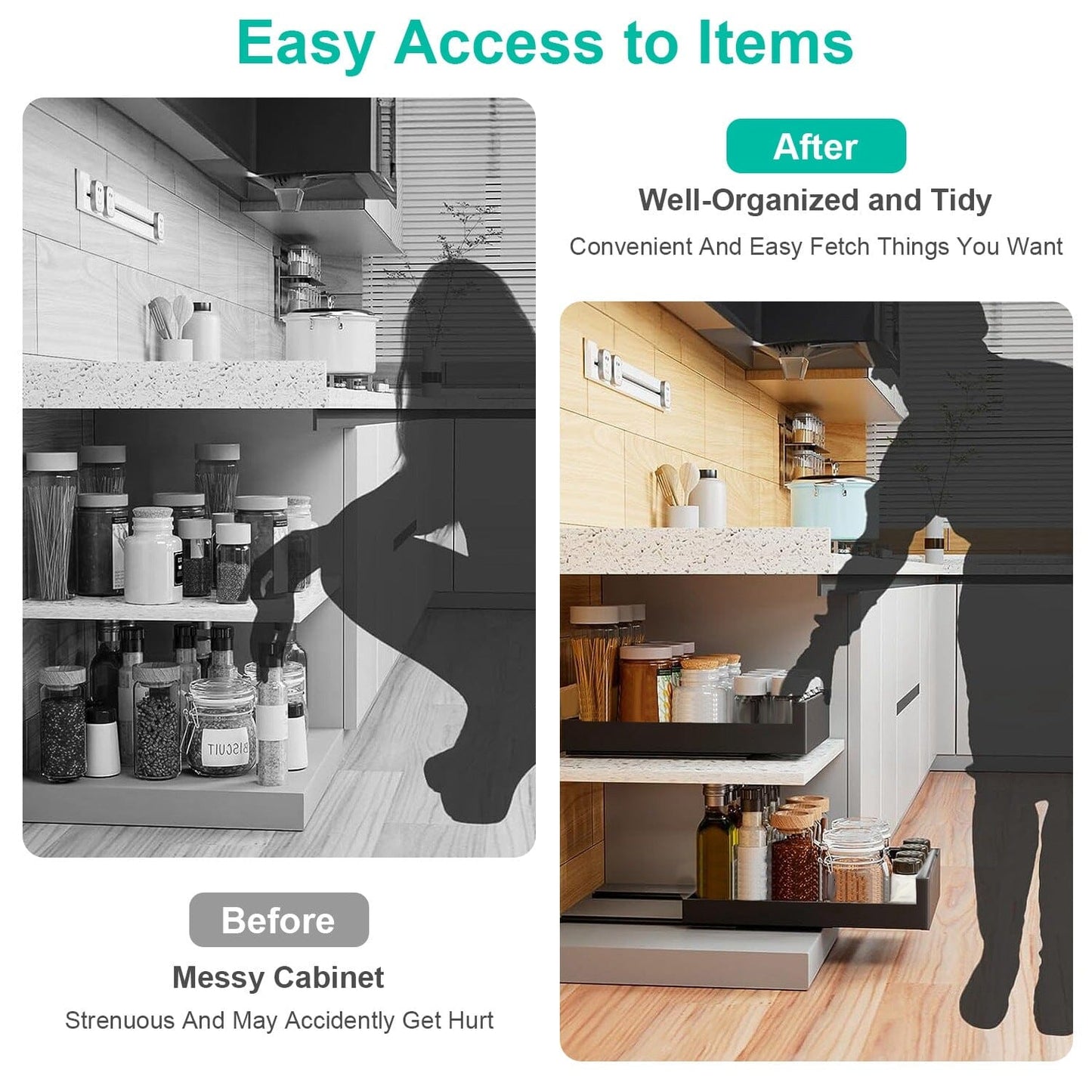 Skorter | Expandable closet organizer in carbon steel with silent sliding rod