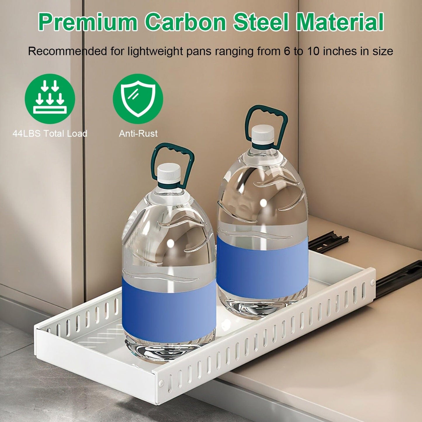 Skorter | Expandable pot and pan organizer with 8 adjustable dividers