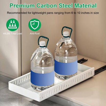 Skorter | Expandable pot and pan organizer with 8 adjustable dividers