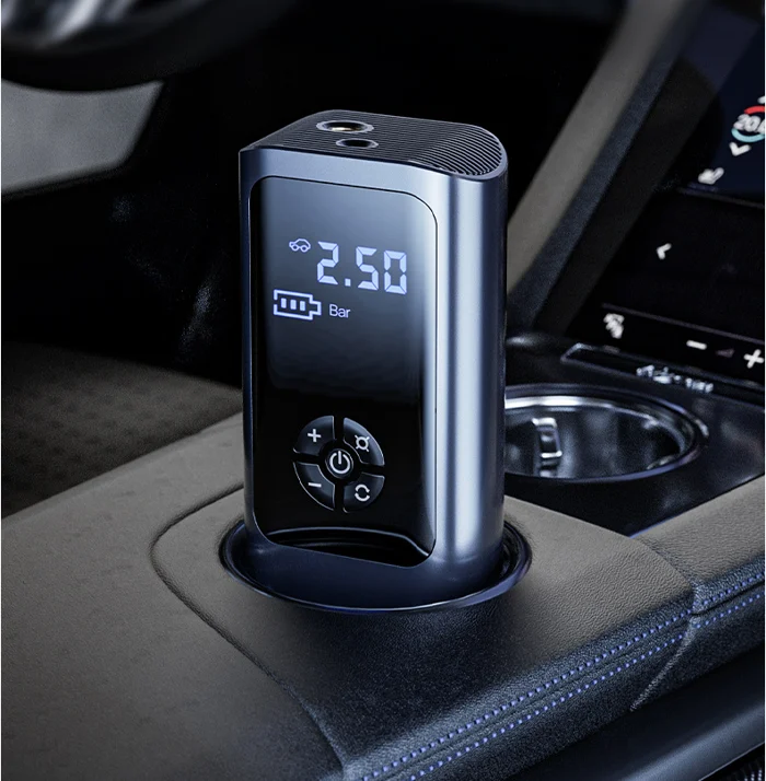 Skorter | PowerPump trådlös luftkompressor – 150 PSI däckpump med digital display och LED