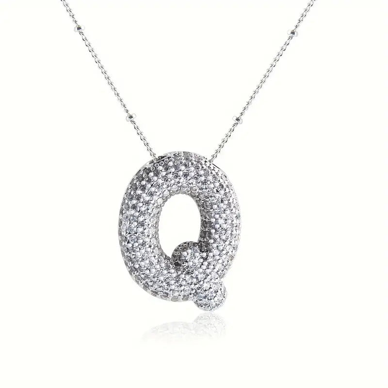 Skorter | Alphabet-Diamond-Pendant-Necklace