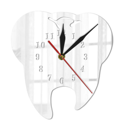 Skorter | GlowDent - Mirror Wall Clock for Dental Hygiene